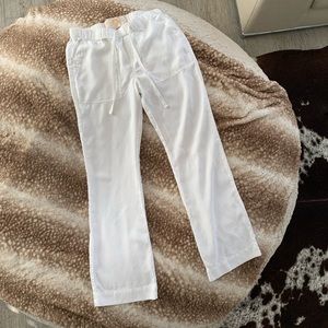 White Bella Dahl wide leg pants